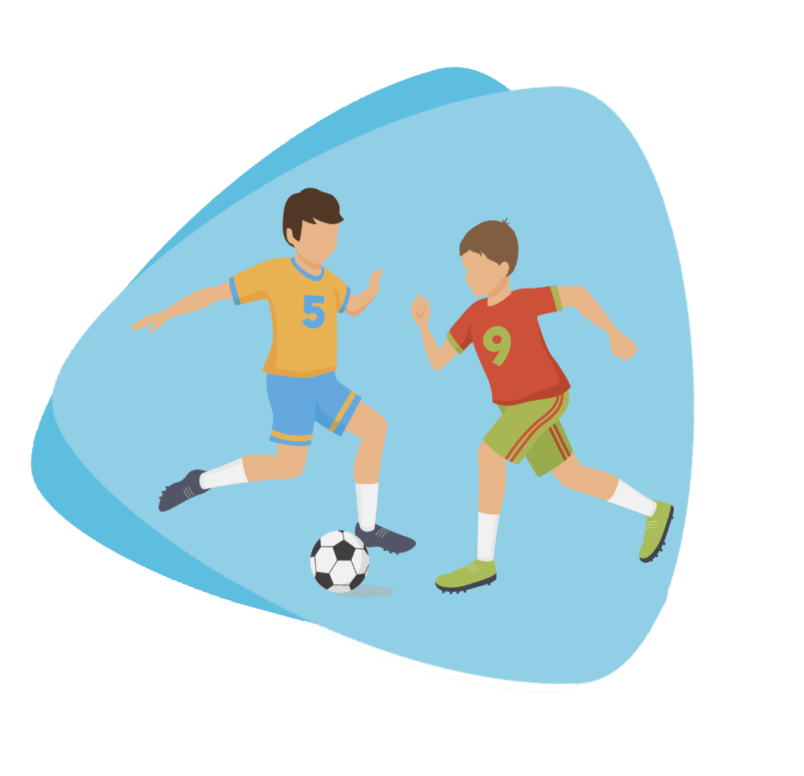 Sport Illustration Fußball