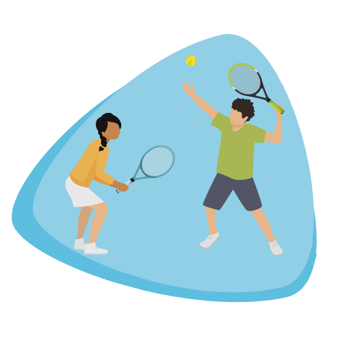 Sport Illustration Tennis
